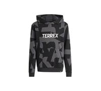 Adidas Sweat à capuche Kid's MT AOP Logo imprimé Carbon/Black Taille 140 (9-10 ans)
