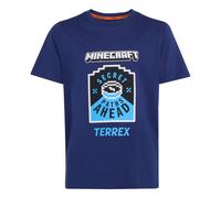 ADIDAS TERREX T-Shirt fonctionnel 'Minecraft' azur / bleu foncé / noir, Taille 164