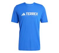 T-shirt adidas Terrex Classic Logo manches courtes bleu électrique - L