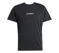 ADIDAS TERREX T-Shirt fonctionnel 'Signature AOP Graphic' orange / noir / blanc, Taille L