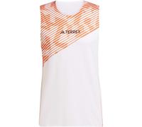 ADIDAS Terrex Techrock Pro Tank Top - Homme - Blanc / Orange - taille XL- modèle 2025