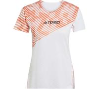 ADIDAS Terrex Techrock Pro Tee W - Femme - Orange / Blanc - taille M- modèle 2025