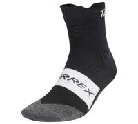 adidas Terrex - Terrex Trailrunning Agravic Socks - Chaussettes de running - Unisex S | EU 37-39 - white / black / impact orange
