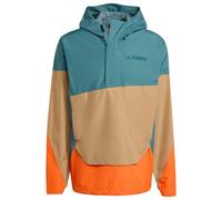adidas Terrex - Terrex Xploric 2.5 Layer Climaproof Anorak - Veste imperméable - S - preloved teal / cardboard / semi impact orange