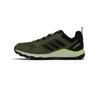 Adidas Homme Tracerocker 2.0 Trail Running Shoes, Olive Strata/Core Black/Green Spark, 42 EU