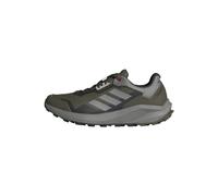 adidas Terrex Trail Rider Trail Running Shoes Chaussures de Course sur Sentier Homme, Olive Strata Solid Grey Orange, 41 1/3 EU