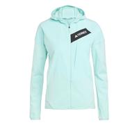 adidas Terrex - Women's Terrex Techrock CW+ Wind Hooded - Veste polaire - M - semi flash aqua
