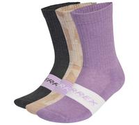 adidas Terrex - TRX MT Sock 3-Pack - Chaussettes multifonctions - EU 37-39 - wonder taupe / grey six / powder plum