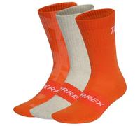 adidas Terrex - TRX MT Sock 3-Pack - Chaussettes multifonctions - EU 40-42 - semi impact orange / semi impact orange / white