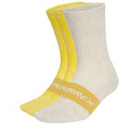 adidas Terrex - TRX MT Sock 3-Pack - Chaussettes multifonctions - EU 43-45 - semi frozen lemon / semi frozen lemon / pyrite