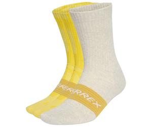 adidas Terrex - TRX MT Sock 3-Pack - Chaussettes multifonctions - EU 43-45 - semi frozen lemon / semi frozen lemon / pyrite