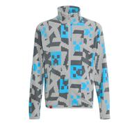ADIDAS TERREX Veste en polaire fonctionnelle 'Adidas x Minecraft' aqua / gris / gris foncé, Taille 152