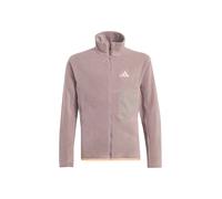 ADIDAS TERREX Veste en polaire fonctionnelle cappuccino / gris clair / orange pastel / blanc, Taille 170