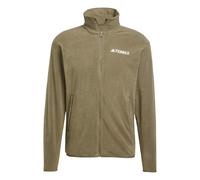 adidas Homme Terrex Multi Essentials Full Zip Fleece Jacket, Olive strata, L