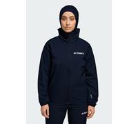 ADIDAS TERREX Veste outdoor 'Essentials' bleu nuit / blanc, Taille M-L