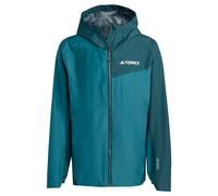 ADIDAS TERREX Veste outdoor 'Multi' pétrole / vert foncé / blanc, Taille M