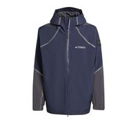 ADIDAS TERREX Veste outdoor 'Nat Geo' bleu marine / gris foncé, Taille M