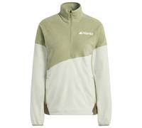 adidas Terrex - Women's MT ClimaWarm Fleece Anorak - Pull polaire - S - tent green / halo green