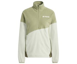 adidas Terrex - Women's MT ClimaWarm Fleece Anorak - Pull polaire - S - tent green / halo green