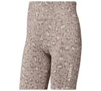 adidas Terrex - Women's Multi 8'' AOP2 Tight Shorts - Short - L - wonder taupe / wonder taupe / trace brown