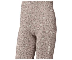 adidas Terrex - Women's Multi 8'' AOP2 Tight Shorts - Short - L - wonder taupe / wonder taupe / trace brown