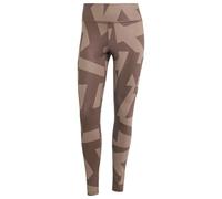 adidas Terrex - Women's Terrex Multi Printed Tights - Legging - 36 - trace brown / earth strata