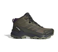 adidas Terrex - Women's Terrex Skychaser AX5 Mid GORE-TEX - Chaussures de randonnée - EU 44 - olive strata / night cargo / aurora plum