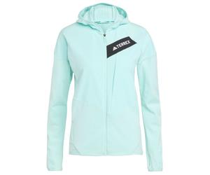 adidas Terrex - Women's Terrex Techrock CW+ Wind Hooded - Veste polaire - M - semi flash aqua