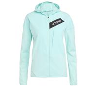 adidas Terrex - Women's Terrex Techrock CW+ Wind Hooded - Veste polaire - S - semi flash aqua