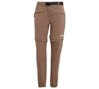 adidas Terrex - Women's Utilitas ZO Pants - Pantalon convertible - 36 - Regular - earth strata