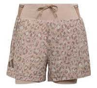 adidas Terrex - Women's XPL 2in1 AOP Shorts - Short - 46 - wonder alumina / wonder taupe / trace brown