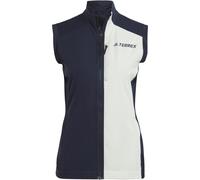 Adidas Terrex Xperior Cross-Country Ski Soft Shell Vest Womens Legink/Lingrn 8 (XS) Female