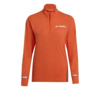 adidas - Terrex Xperior Half Zip LS - T-shirt femme Semi Impact Orange - S