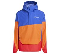adidas Terrex - Xploric 2.5 Layer Anorak - Veste imperméable - XL - semi lucid blue / semi impact orange / pure ruby