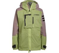 Adidas Terrex Xploric Waterproof Long Sleeve Rain Anorak Pls Lm/Mgc M 10 (S) Female