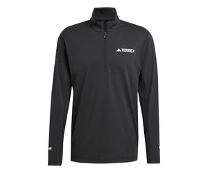 adidas Terrex XPR Half-Zip Maillot De Course Hommes-Noir, Taille XXL
