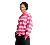 Polo manches longues French terry contemporain Essentials Power Pink / St Tropic Bloom L