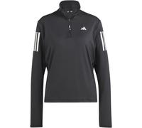 Adidas The Run Half-Zip Running Top Womens Noir 10 (S) Female