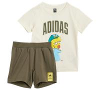 Adidas The Simpsons Tee Set Bébé - Survêtements, Blanc - Taille 69 - 74 CM - Jersey de coton White 69 - 74 CM