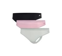 adidas Thong (3pk) -Sport Active Light Flex-Packaged Panties String, 901 Assorti, L (Lot de 3) Femmes