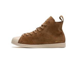 Adidas - Ti Brown Superstar Hi Baskets - Homme - Sport - Brun - Taille: 39 1/3 EU