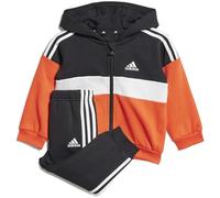 Ensembles enfant garcons adidas Tiberio 3-Stripes Colorblock Fleece Track Suit Noir 3 / 4 ans