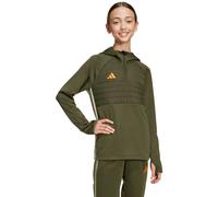 adidas Tiro 25 Essentials hoodie hiver Jr Vert Foncé 140