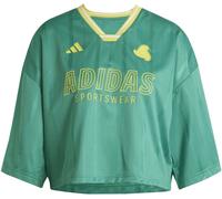 Adidas Tiro Cropped T-Shirt Crop Top Vert/Noir L (16-18) Female