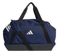 adidas Unisex Tiro Duffle Bag Medium with Bottom Compartment, Team Navy Blue 2/White, One Size