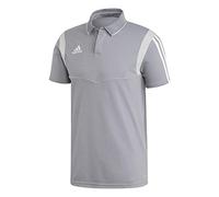 adidas Tiro19 Cotton Polo Homme, Grey/White, FR : M (Taille Fabricant : M),Grisgrey/White,FR : M (Taille Fabricant : M)