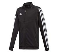 adidas Tiro19 Polyester Jacket Veste Enfant Black/White FR : M (Taille Fabricant : 140)