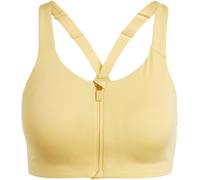 Adidas Tlrdim Lux Zip High Impact Sports Bra Womens Jaune 32C Female