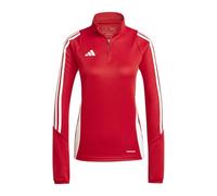 Adidas Tiro24 Half Zip Sweatshirt Rouge L / Regular Femme