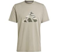 Adidas Train Essentials Camo Graphic Logo T-Shirt Mens Caillou d'argent M Male